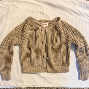Cat & Jack kids's Beige Cardigan Sweater